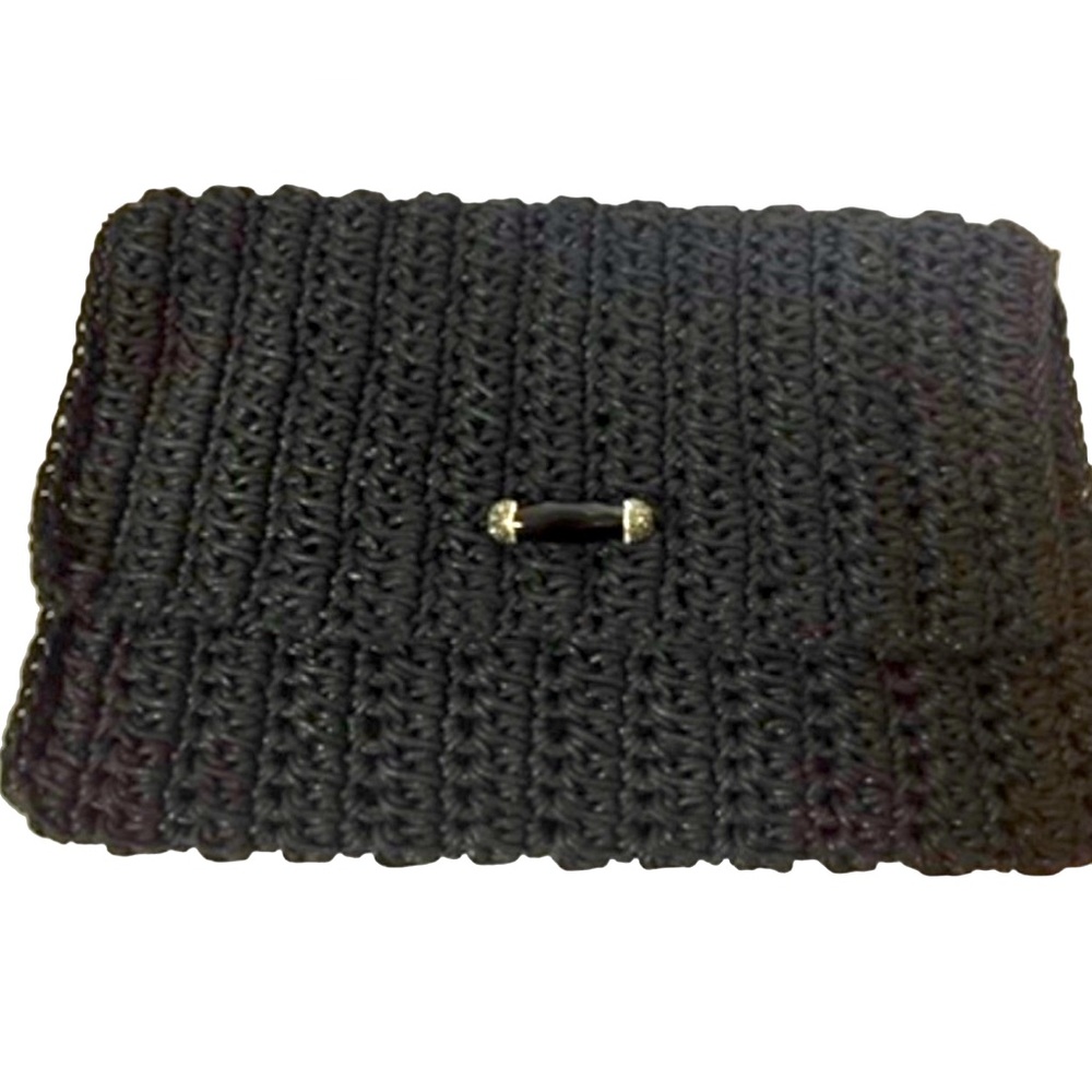 Crochet Hand made Clutch or Crossbody Bag